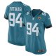 Women's Jacksonville Jaguars Folorunso Fatukasi Nike Teal Game Player Jersey