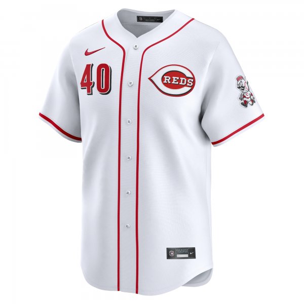 Men's Cincinnati Reds Nick Lodolo Nike White Home Limited Player Jersey