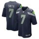 Men's Seattle Seahawks Geno Smith Nike College Navy Game Jersey