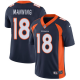 Men's Nike Denver Broncos #18 Peyton Manning Navy Blue Alternate Stitched NFL Vapor Untouchable Limited Jersey