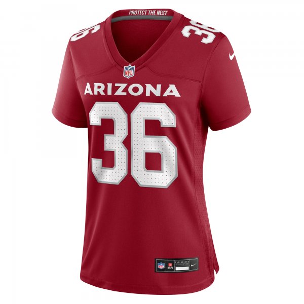 Women's Arizona Cardinals Andre Chachere Nike  Cardinal Team Game Jersey