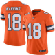 Nike Denver Broncos #18 Peyton Manning Orange Youth Stitched NFL Limited New Color Rush Jersey