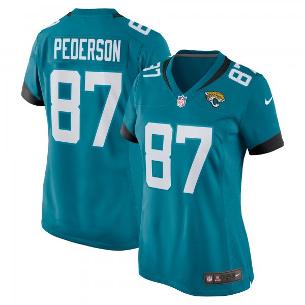 Women's Jacksonville Jaguars Josh Pederson Nike  Teal Team Game Jersey