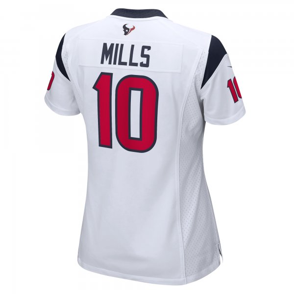 Women's Houston Texans Davis Mills Nike White Game Player Jersey