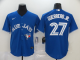 Men's Toronto Blue Jays #27 Vladimir Guerrero Jr. Blue Stitched MLB Cool Base Nike Jersey