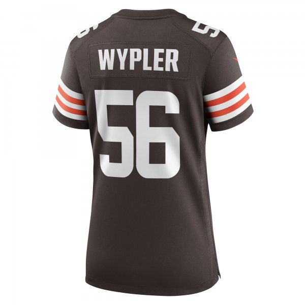 Women's Cleveland Browns Luke Wypler Nike  Brown Team Game Jersey