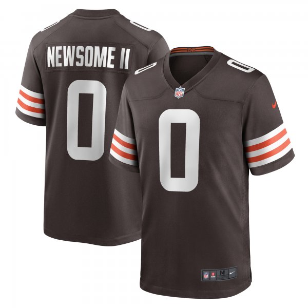 Men's Cleveland Browns Greg Newsome II Nike Brown Team Game Jersey