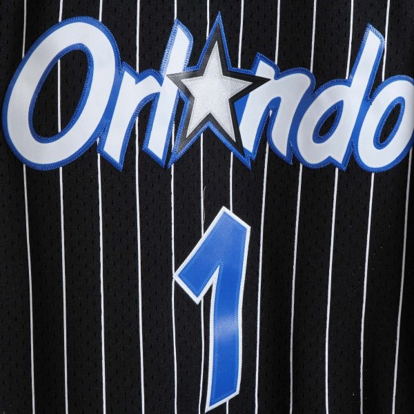 Men's Orlando Magic Tracy McGrady Mitchell & Ness Black Hardwood Classics Swingman Jersey