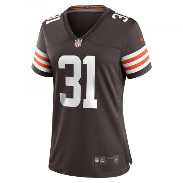 Women's Cleveland Browns Vincent Gray Nike  Brown Team Game Jersey