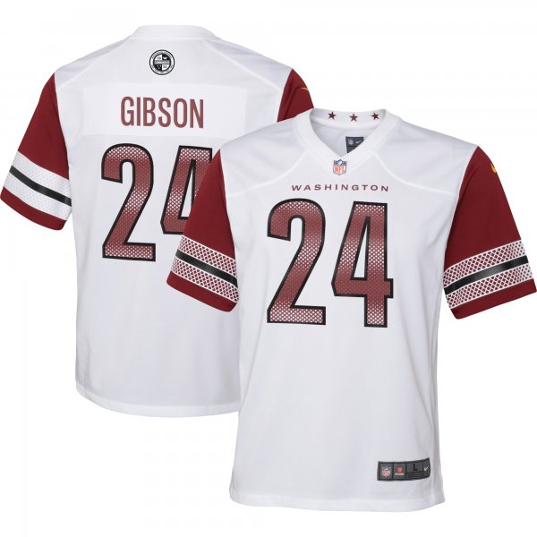 Youth Washington Commanders Antonio Gibson Nike White Game Jersey