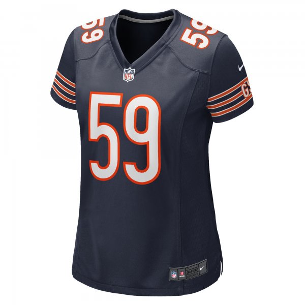 Women's Chicago Bears Jalen Harris Nike  Navy Team Game Jersey