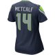 Women's Seattle Seahawks DK Metcalf Nike College Navy Game Player Jersey