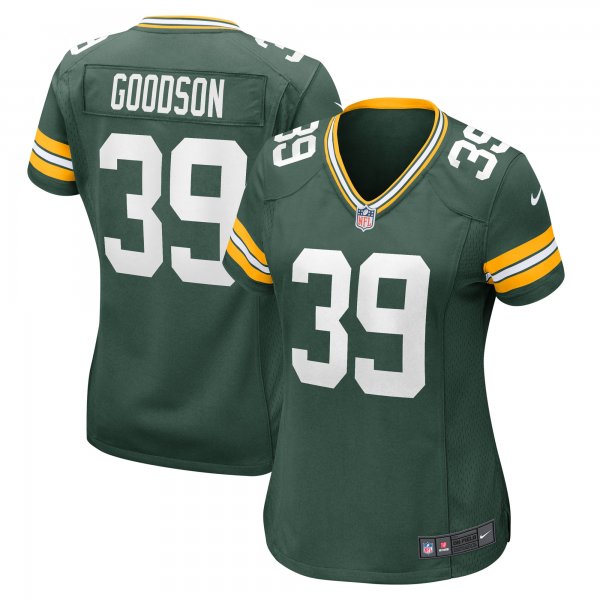 Women's Green Bay Packers Tyler Goodson Nike Green Game Player Jersey