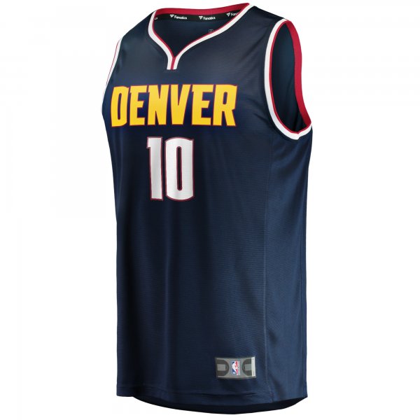 Men's Denver Nuggets Jack White Fanatics Navy Fast Break Player Jersey - Icon Edition