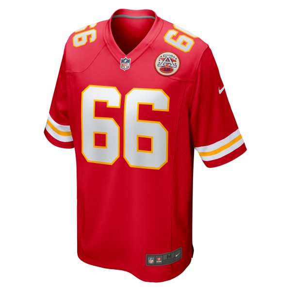 Men's Kansas City Chiefs Mike Caliendo Nike Red Game Player Jersey