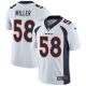 Nike Denver Broncos #58 Von Miller White Men's Stitched NFL Vapor Untouchable Limited Jersey