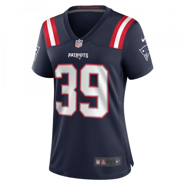 Women's New England Patriots Corliss Waitman Nike  Navy Team Game Jersey