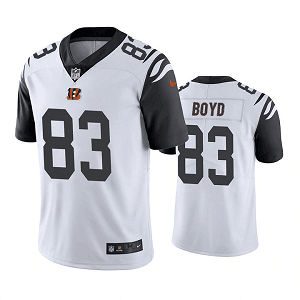 Men's Cincinnati Bengals #83 Tyler Boyd White Color Rush Limited Jersey