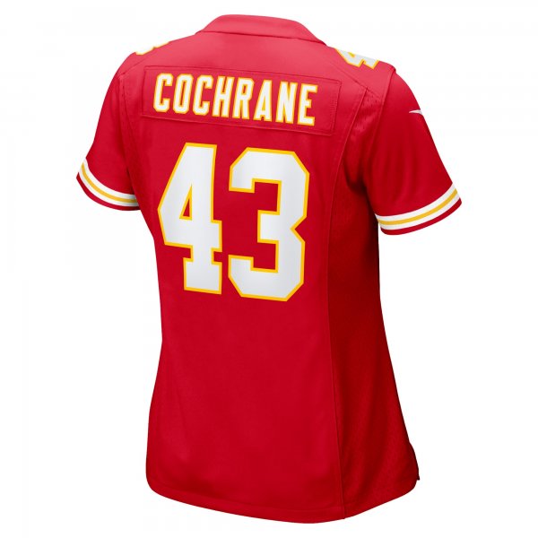 Women's Kansas City Chiefs Jack Cochrane Nike Red Game Player Jersey