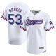 Men's Texas Rangers Adolis GarcÃÂ­a Nike White Home 2023 World Series Champions Limited Jersey