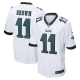 Men's Philadelphia Eagles #11 A.J. Brown Nike White Game NFL Jersey