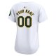 Women's Oakland Athletics Nike White Home Limited Custom Jersey