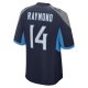 Men's Tennessee Titans Kalif Raymond Nike Navy Game Jersey