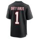 Men's Atlanta Falcons Dirty Birds Nike Black Throwback Game Jersey