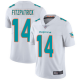 Youth Nike Miami Dolphins #14 Ryan Fitzpatrick Limited Road White Football Vapor Untouchable NFL Jersey