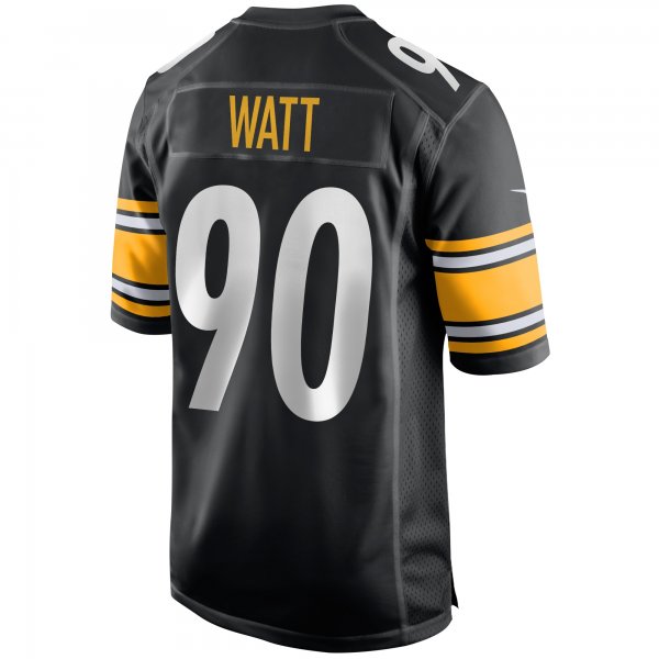 Men's Pittsburgh Steelers T.J. Watt Nike Black Game Jersey