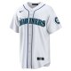 Men's Seattle Mariners Kyle Lewis Nike White Replica Player Name Jersey