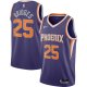 Phoenix Suns Mikal Bridges Nike Purple 2020/21 Swingman Player Jersey - Icon Edition