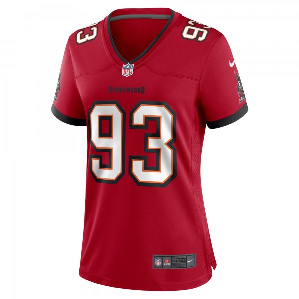 Women's Tampa Bay Buccaneers Eric Banks Nike  Red  Game Jersey