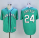 Seattle Mariners #24 Ken Griffey Green New Cool Base 2016 Hall Of Fame Patch Stitched MLB Jersey