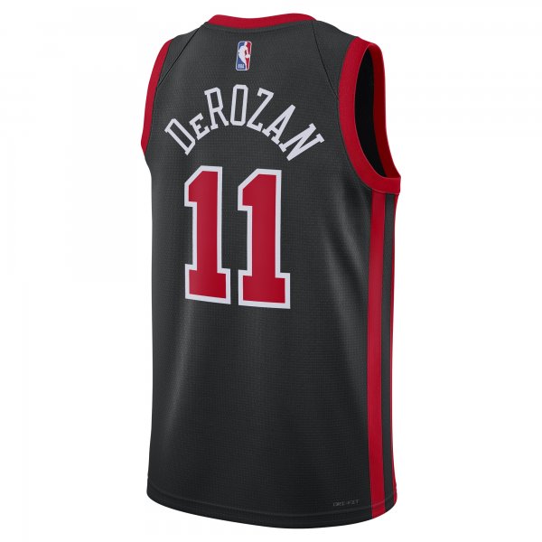 Unisex Chicago Bulls DeMar DeRozan Nike Black 2023/24 Swingman Jersey - City Edition