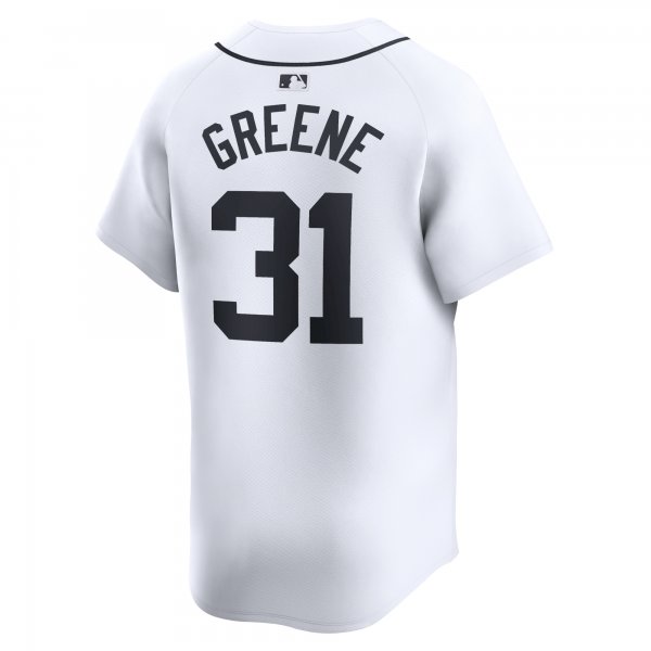 Men's Detroit Tigers Riley Greene Nike White Home Limited Player Jersey