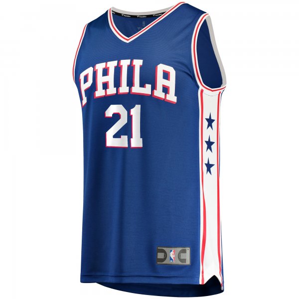 Youth Philadelphia 76ers Joel Embiid Fanatics Royal Fast Break Player Jersey - Icon Edition