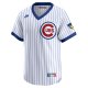 Men's Chicago Cubs Ryne Sandberg Nike White Throwback Cooperstown Limited Jersey