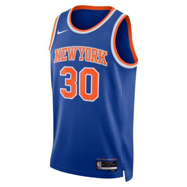 Unisex New York Knicks Julius Randle Nike Blue Swingman Jersey - Icon Edition