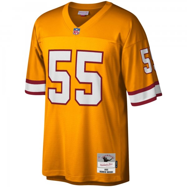 Youth Tampa Bay Buccaneers Derrick Brooks Mitchell & Ness Orange 1995 Retired Player Legacy Jersey