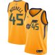 Men's Utah Jazz Donovan Mitchell Jordan Brand Gold 2020/21 Swingman Jersey - Statement Edition