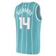 Men's Charlotte Hornets Nick Richards Fanatics Teal Fast Break Replica Jersey - Icon Edition