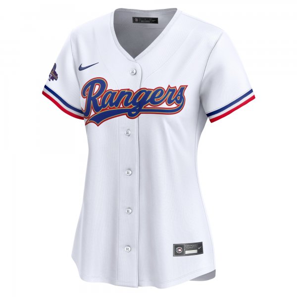 Women's Texas Rangers Corey Seager Nike White 2024 Gold Collection Limited Player Jersey