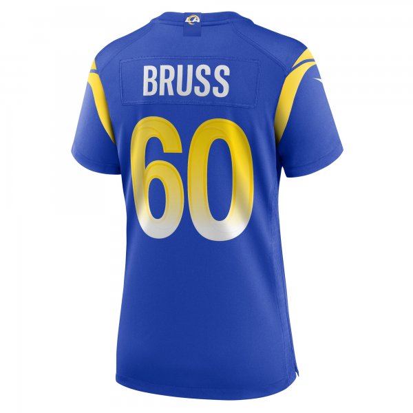 Women's Los Angeles Rams Logan Bruss Nike Royal Game Player Jersey