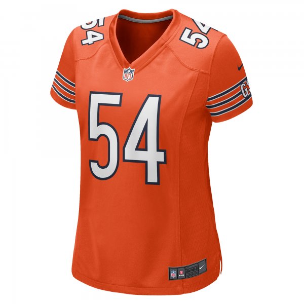 Women's Chicago Bears Brian Urlacher Nike Orange Retired Player Jersey