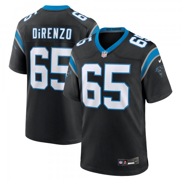 Men's Carolina Panthers J.D. DiRenzo Nike  Black  Game Jersey