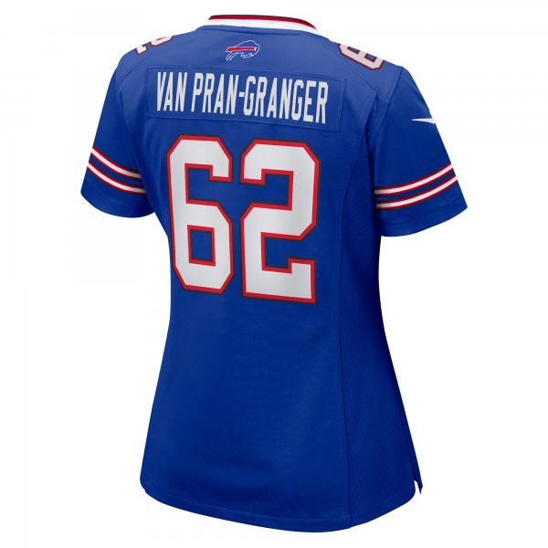 Women's Buffalo Bills Sedrick Van Pran-Granger Nike  Royal Game Jersey