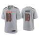 Men's Chicago Bears David Moore Gray Atmosphere Fashion Game Jersey