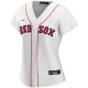 Women's Boston Red Sox Nike White Home Replica Custom Jersey