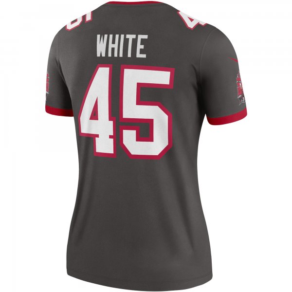 Women's Tampa Bay Buccaneers Devin White Nike Pewter Alternate Legend Jersey